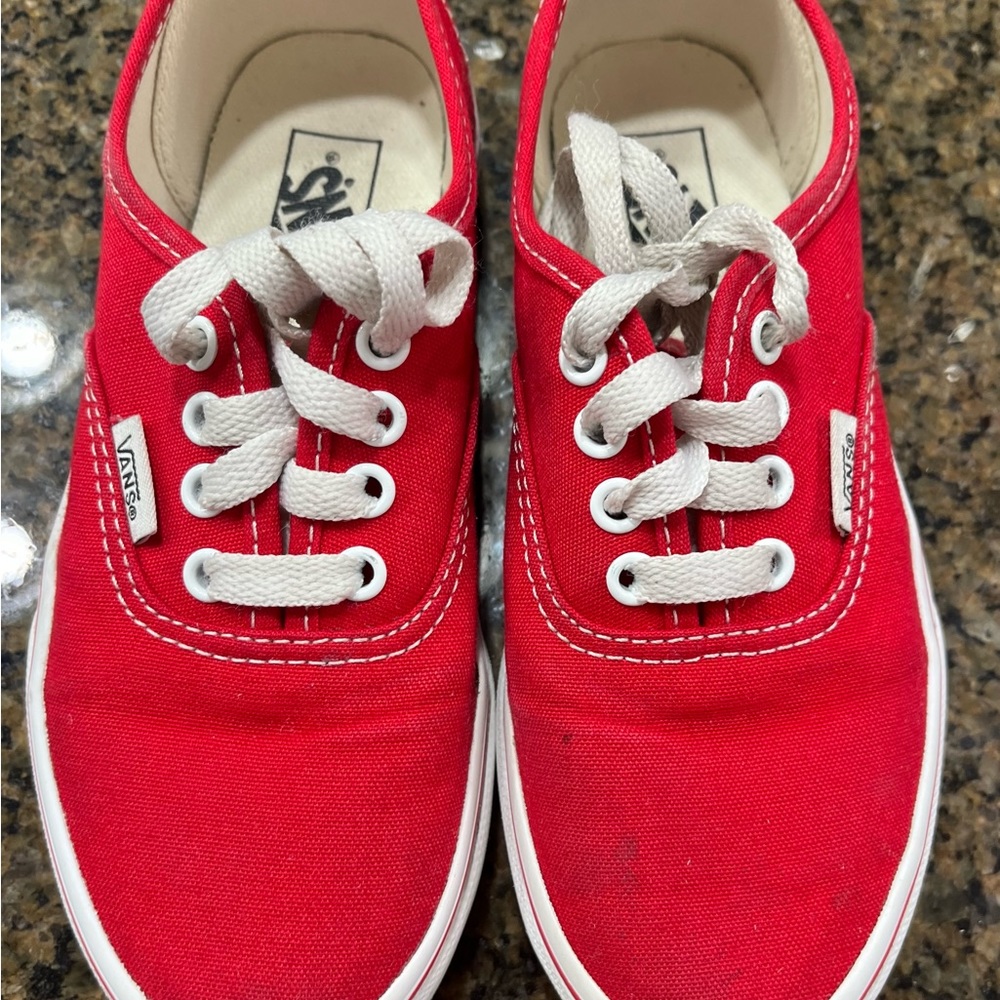 SOLD Red vans - Picture 3 of 6